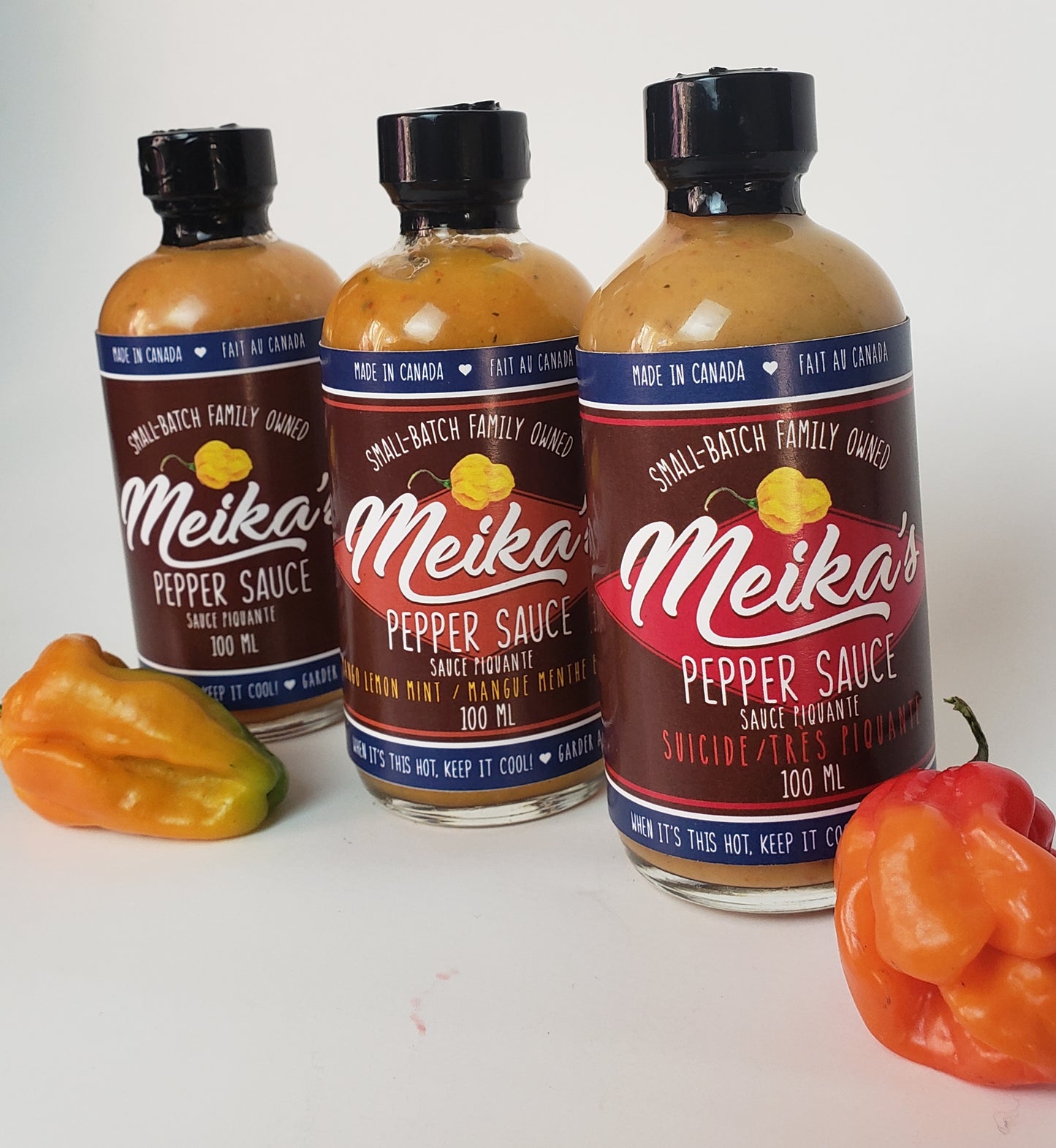 3 pack of 4 oz sauces