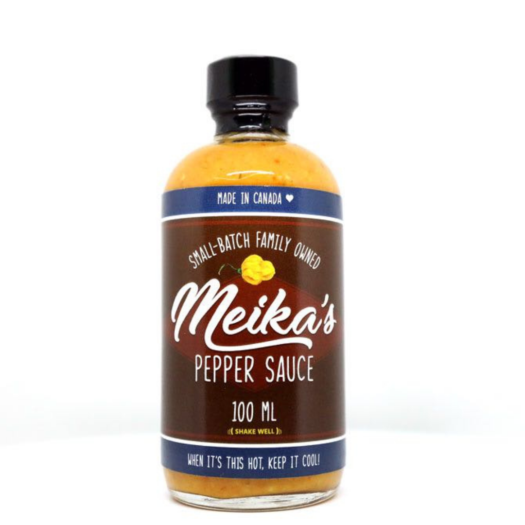 4 oz (100 mls) delicious scotch bonnet pepper sauce with less heat but a lot of flavour #flavouroverheat