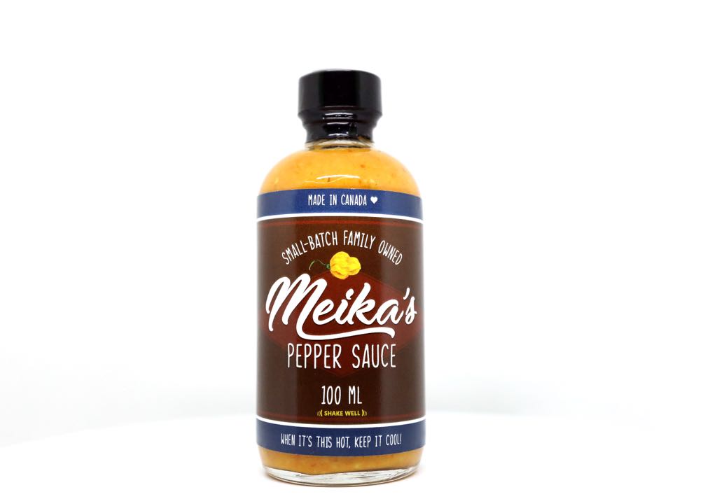 4 oz (100 mls) delicious scotch bonnet pepper sauce with less heat but a lot of flavour #flavouroverheat