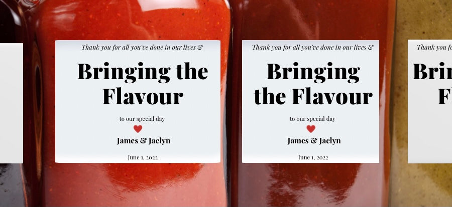 Meika's Pepper Sauce Custom Bottles